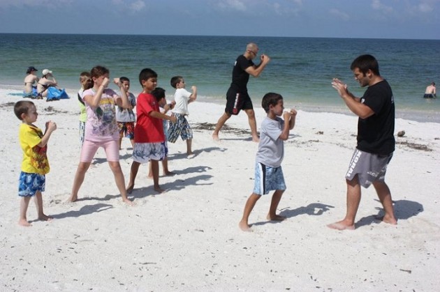 Summer Camp 2011 Team Third Law BJJ & MMA Beach Field Trip
