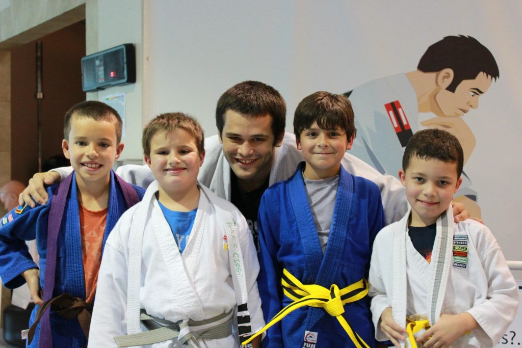 Litlle BJJ and MMa Ninjas In Naples Florida After A Promotion
