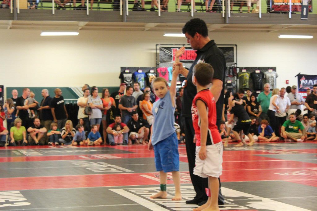 Little Ninja Competing in BJJ Torunament