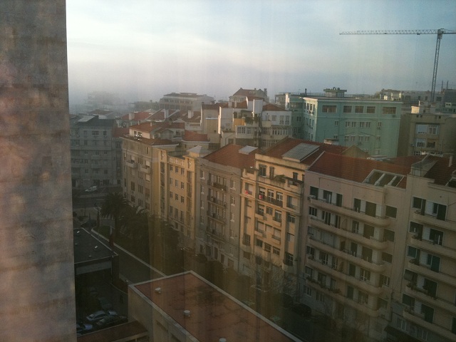 View from Hotel Tiara Park Atlantic, Lisbon, Portugal