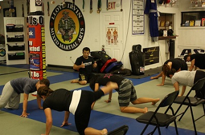 Women Only Bootcamp Fitness Exercise at Team Third Law BJJ & MMA