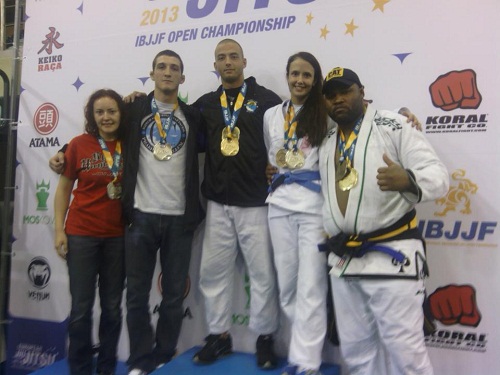 Team Third Law from naples jiu jitsu get their medals at the Europeans.